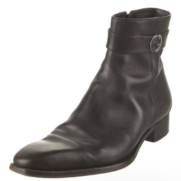 Gucci Gg Interlocking Zip Ankle Boots RETAIL 1,995 - Picture 5 of 8